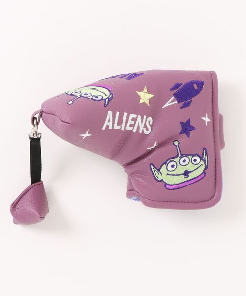 PIXAR（ピクサー）の「【 Disney/Pixar 】 トイ・ストーリー エイリアン  ゴルフグッズ パターカバー（ゴルフグッズ・レディース・パープル・FREE）」の2枚目の写真