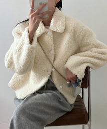 Girly Doll（ガーリードール）の「ボアショートコート（その他アウター）」