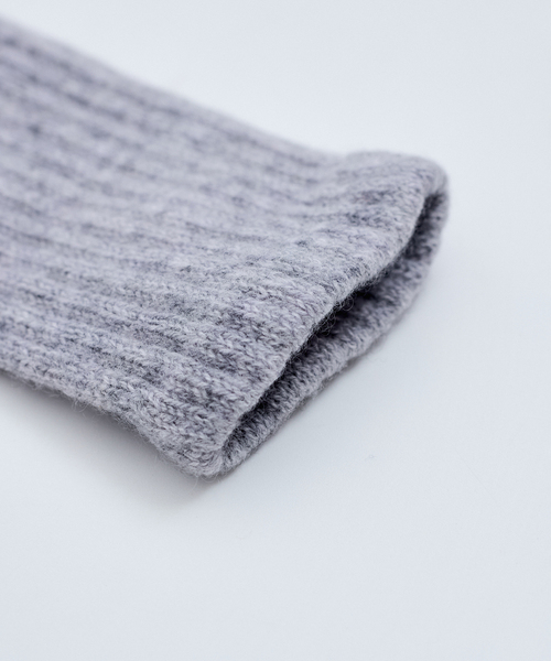 WILLIAM BRUNTON/ウィリアム ブラントン】2 Ply Long Rib Cuff