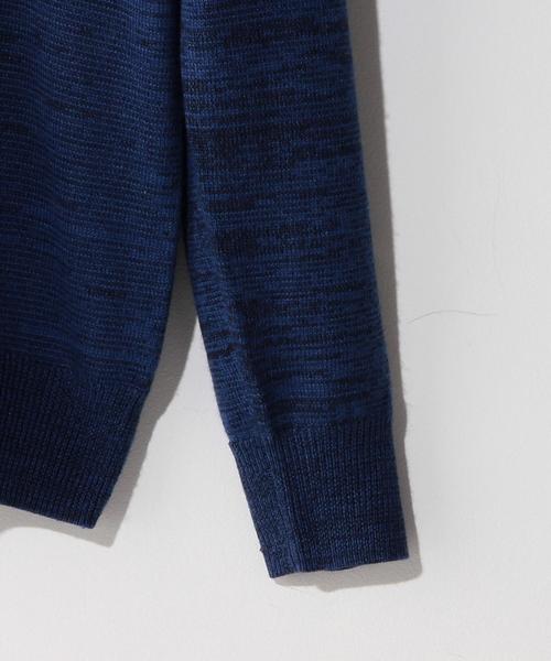 green label relaxing（グリーンレーベルリラクシング）の「ELAN W/SI/CA MIX/COL C/N ニット（ニット/セーター・メンズ・オリーブ/ロイヤルブルー・38/36/40/42）」の8枚目の写真