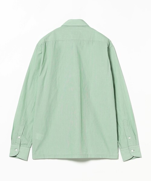 BRILLA per il gusto（ブリッラペルイルグースト）の「コットン マイクロストライプ プルオーバー シャツ（シャツ/ブラウス・メンズ・ネイビー/グリーン系その他3・L/XS/XL/S/M）」の4枚目の写真