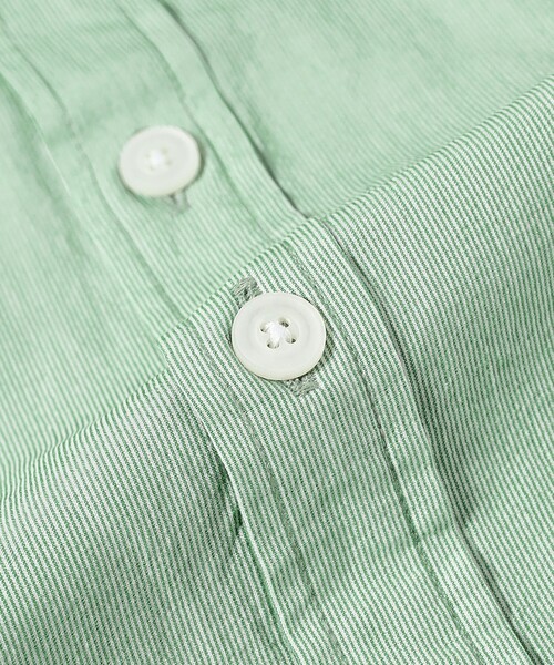 BRILLA per il gusto（ブリッラペルイルグースト）の「コットン マイクロストライプ プルオーバー シャツ（シャツ/ブラウス・メンズ・ネイビー/グリーン系その他3・L/XS/XL/S/M）」の5枚目の写真