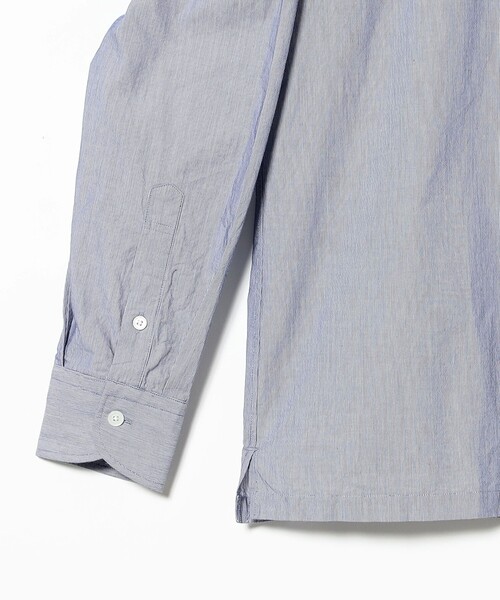 BRILLA per il gusto（ブリッラペルイルグースト）の「コットン マイクロストライプ プルオーバー シャツ（シャツ/ブラウス・メンズ・ネイビー/グリーン系その他3・L/XS/XL/S/M）」の8枚目の写真