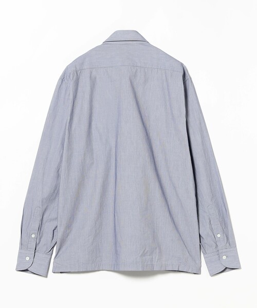 BRILLA per il gusto（ブリッラペルイルグースト）の「コットン マイクロストライプ プルオーバー シャツ（シャツ/ブラウス・メンズ・ネイビー/グリーン系その他3・L/XS/XL/S/M）」の9枚目の写真