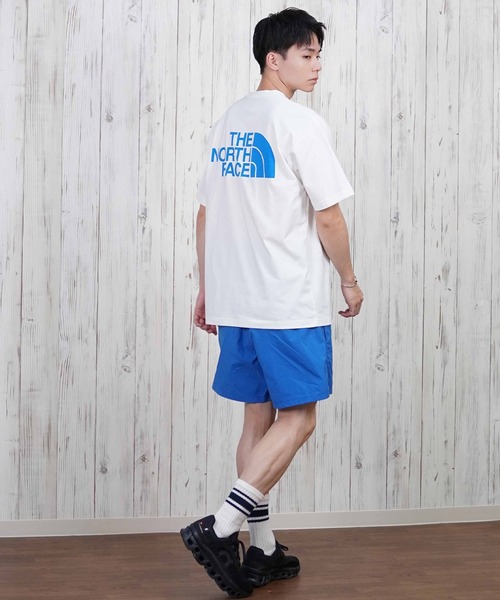 THE NORTH FACE(ザノースフェイス)の「THE NORTH FACE/ザ・ノース・フェイス SS FD CLR SM CTN T 半袖Tシャツ 吸汗速乾 NT32548(Tシャツ/カットソー・メンズ・ホワイト/ネイビー/ブラック/スモークグレー・L/M/S/XL)」の11枚目の写真