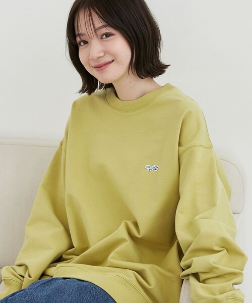 PENNEYS（ぺニーズ）の「Penneys（ぺニーズ）別注クリアコットンクルーネックスウェット（スウェット・メンズ・ターコイズブルー/ライム/ネイビー/ホワイト/ライトグレー・M/L/XL）」の3枚目の写真