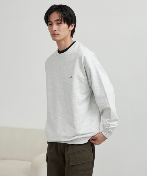 PENNEYS（ぺニーズ）の「Penneys（ぺニーズ）別注クリアコットンクルーネックスウェット（スウェット・メンズ・ターコイズブルー/ライム/ネイビー/ホワイト/ライトグレー・M/L/XL）」の7枚目の写真