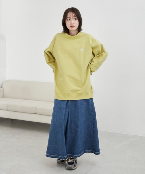 PENNEYS（ぺニーズ）の「Penneys（ぺニーズ）別注クリアコットンクルーネックスウェット（スウェット・メンズ・ターコイズブルー/ライム/ネイビー/ホワイト/ライトグレー・M/L/XL）」の10枚目の写真