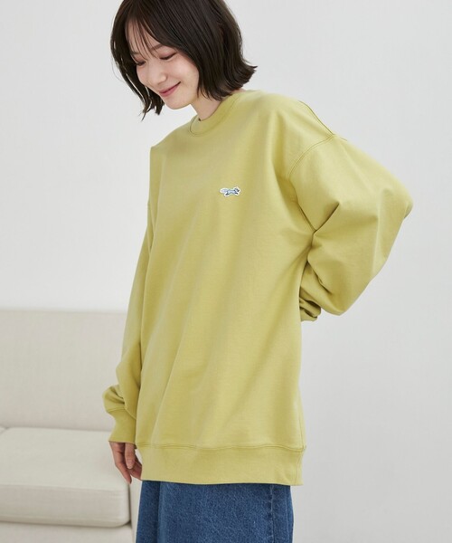 PENNEYS（ぺニーズ）の「Penneys（ぺニーズ）別注クリアコットンクルーネックスウェット（スウェット・メンズ・ターコイズブルー/ライム/ネイビー/ホワイト/ライトグレー・M/L/XL）」の11枚目の写真