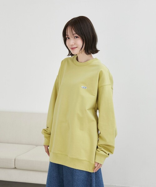 PENNEYS（ぺニーズ）の「Penneys（ぺニーズ）別注クリアコットンクルーネックスウェット（スウェット・メンズ・ターコイズブルー/ライム/ネイビー/ホワイト/ライトグレー・M/L/XL）」の13枚目の写真