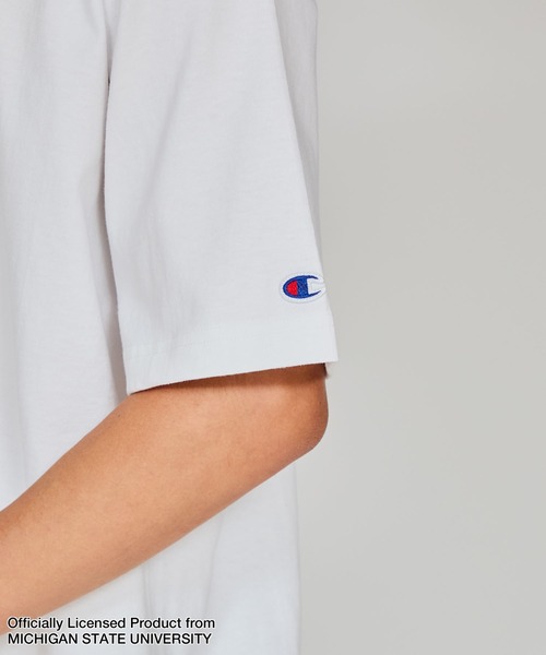 Champion(チャンピオン)の「【Champion/チャンピオン】メンズ MADE IN USA ティーテンイレブン ショートスリーブTシャツ MSU(Tシャツ/カットソー・メンズ・ホワイト×グリーン/ホワイト/モスグリーン/グリーン系その他・MEDIUM/LARGE/X-LARGE)」の16枚目の写真