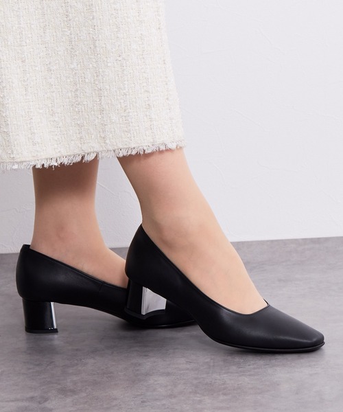 HIMIKO(ヒミコ)の「【Made in Japan】【HIMIKO】スクエアトゥメタルプレートヒールパンプス/651112(パンプス・レディース・ベージュ系その他/ブラック/グレイッシュベージュ/ブラック系その他4/ダークブラウン・23.5cm/23.0cm/22.5cm/22.0cm/25.0cm/24.5cm/24.0cm/21.5cm/25.5cm/26.0cm/26.5cm)」の21枚目の写真