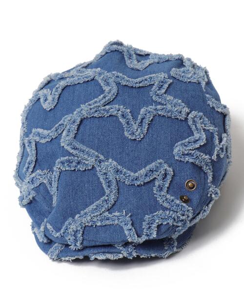 WEGO（ウィゴー）の「WEGO/スターフリンジハンチング（ハンチング/ベレー帽・レディース・インディゴブルー/ダークインディゴブルー・FREE）」の8枚目の写真