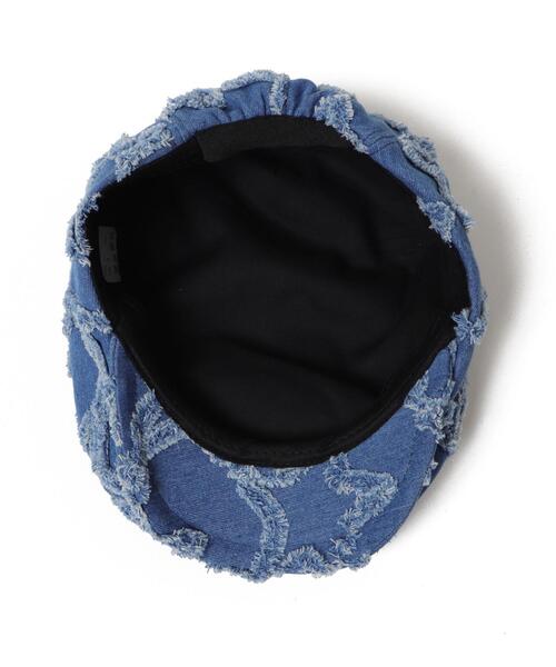 WEGO（ウィゴー）の「WEGO/スターフリンジハンチング（ハンチング/ベレー帽・レディース・インディゴブルー/ダークインディゴブルー・FREE）」の12枚目の写真