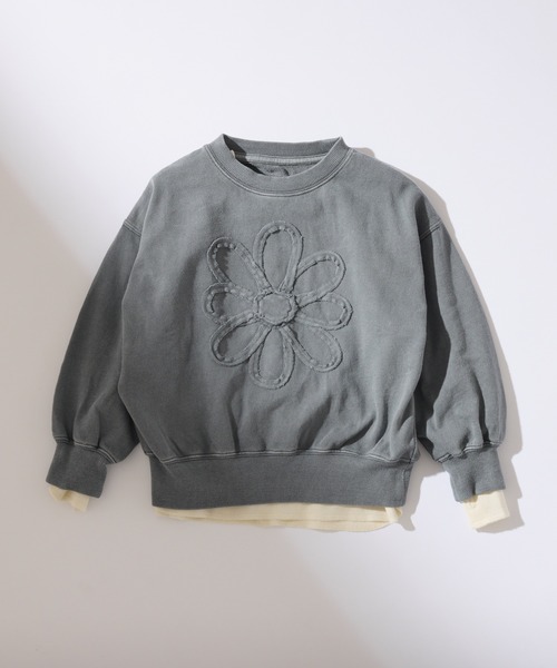 CIAOPANIC TYPY(チャオパニックティピー)の「【2025年S/S新作】【KIDS】ピグメント加工フラワーロープスウェット(スウェット・キッズ・イエロー/チャコールグレー/オフホワイト・X-LARGE/LARGE/MEDIUM/SMALL/XX-LARGE)」の19枚目の写真