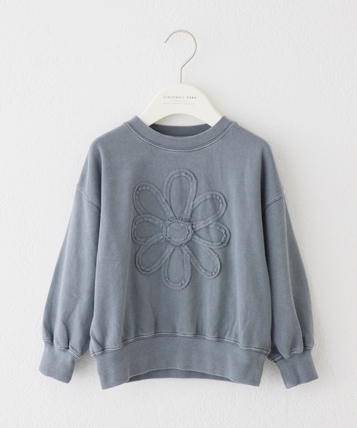 CIAOPANIC TYPY(チャオパニックティピー)の「【2025年S/S新作】【KIDS】ピグメント加工フラワーロープスウェット(スウェット・キッズ・イエロー/チャコールグレー/オフホワイト・X-LARGE/LARGE/MEDIUM/SMALL/XX-LARGE)」の20枚目の写真