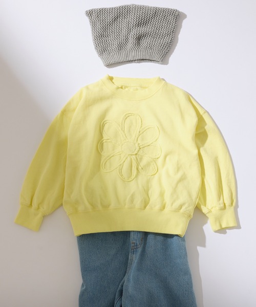 CIAOPANIC TYPY(チャオパニックティピー)の「【2025年S/S新作】【KIDS】ピグメント加工フラワーロープスウェット(スウェット・キッズ・イエロー/チャコールグレー/オフホワイト・X-LARGE/LARGE/MEDIUM/SMALL/XX-LARGE)」の17枚目の写真