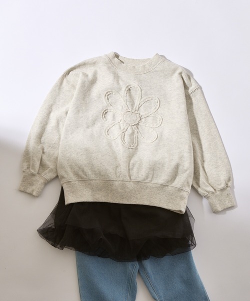 CIAOPANIC TYPY(チャオパニックティピー)の「【2025年S/S新作】【KIDS】ピグメント加工フラワーロープスウェット(スウェット・キッズ・イエロー/チャコールグレー/オフホワイト・X-LARGE/LARGE/MEDIUM/SMALL/XX-LARGE)」の16枚目の写真