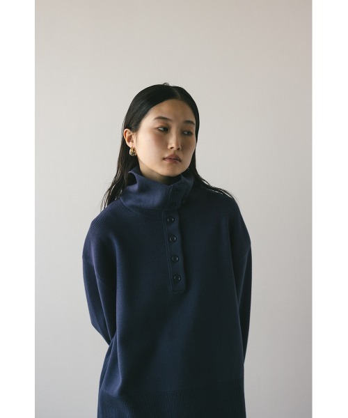STYLEMIXER(スタイルミキサー)の「フロントボタンスウェットニット(ニット/セーター・レディース・ホワイト/ピンク/ネイビー・FREE)」の16枚目の写真