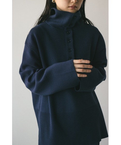 STYLEMIXER(スタイルミキサー)の「フロントボタンスウェットニット(ニット/セーター・レディース・ホワイト/ピンク/ネイビー・FREE)」の17枚目の写真
