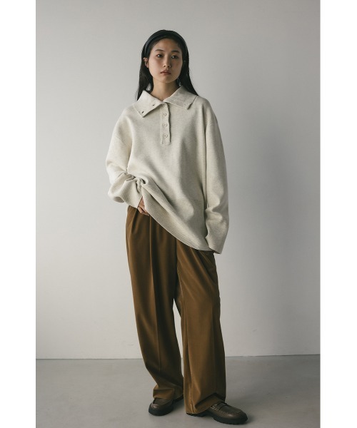 STYLEMIXER(スタイルミキサー)の「フロントボタンスウェットニット(ニット/セーター・レディース・ホワイト/ピンク/ネイビー・FREE)」の20枚目の写真