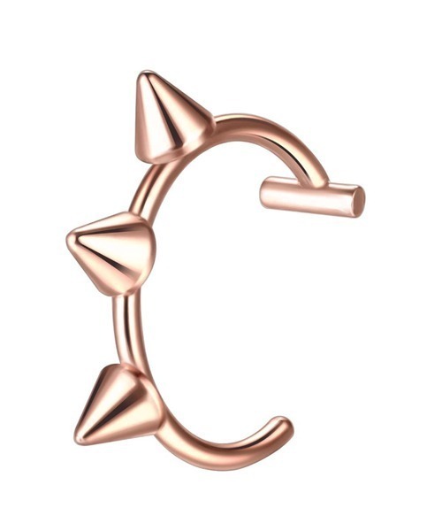 NOWLE(ノウル)の「【NOWLE】サークル デザイン カフ(ピアス(片耳用)・レディース・シルバー系4/ブラック系3/ブラック系1/シルバー系5/シルバー系3/ゴールド系2/ピンク系3/ピンク系2/その他3/その他2/その他1/シルバー系7/シルバー系6/ブラック系2/ゴールド系3/ゴールド系1/シルバー系2/シルバー系1/ピンク系1・FREE)」の7枚目の写真