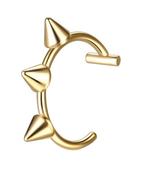 NOWLE(ノウル)の「【NOWLE】サークル デザイン カフ(ピアス(片耳用)・レディース・シルバー系4/ブラック系3/ブラック系1/シルバー系5/シルバー系3/ゴールド系2/ピンク系3/ピンク系2/その他3/その他2/その他1/シルバー系7/シルバー系6/ブラック系2/ゴールド系3/ゴールド系1/シルバー系2/シルバー系1/ピンク系1・FREE)」の1枚目の写真