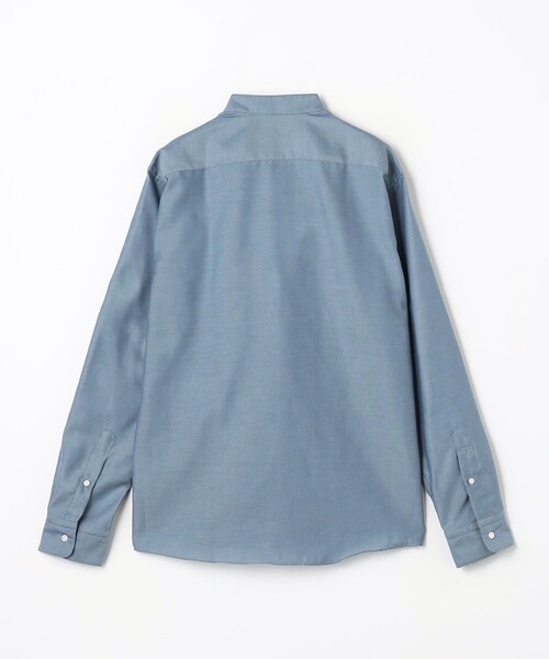 green label relaxing（グリーンレーベルリラクシング）の「エブリット コットンオックス ムジ バンドカラー シャツ -イージーアイロン-（シャツ/ブラウス・メンズ・コバルトブルー/ホワイト・S/XL/L/M）」の22枚目の写真