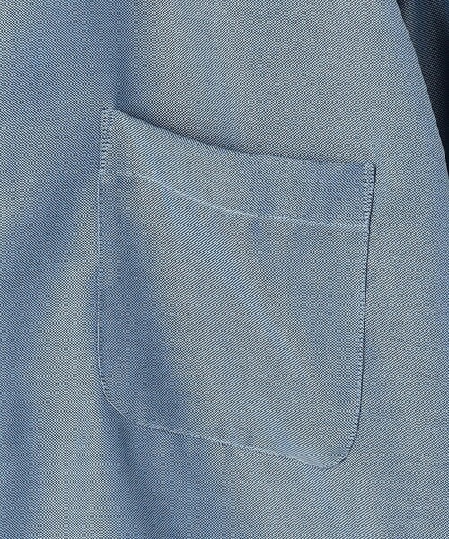 green label relaxing（グリーンレーベルリラクシング）の「エブリット コットンオックス ムジ バンドカラー シャツ -イージーアイロン-（シャツ/ブラウス・メンズ・コバルトブルー/ホワイト・S/XL/L/M）」の14枚目の写真