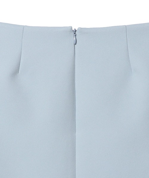 ESTNATION（エストネーション）の「ESTNATION / ジョーゼット タイト ミニスカート（スカート・レディース・ライトブルー/オフホワイト・38/36）」の4枚目の写真