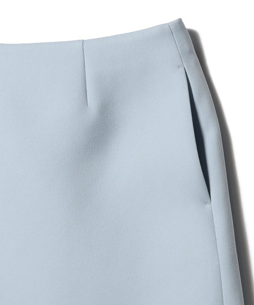 ESTNATION（エストネーション）の「ESTNATION / ジョーゼット タイト ミニスカート（スカート・レディース・ライトブルー/オフホワイト・38/36）」の5枚目の写真