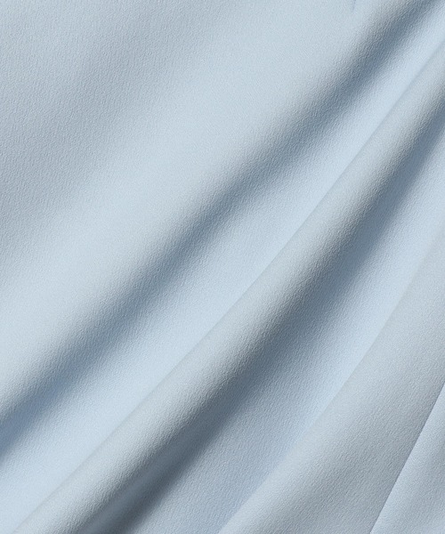 ESTNATION（エストネーション）の「ESTNATION / ジョーゼット タイト ミニスカート（スカート・レディース・ライトブルー/オフホワイト・38/36）」の6枚目の写真