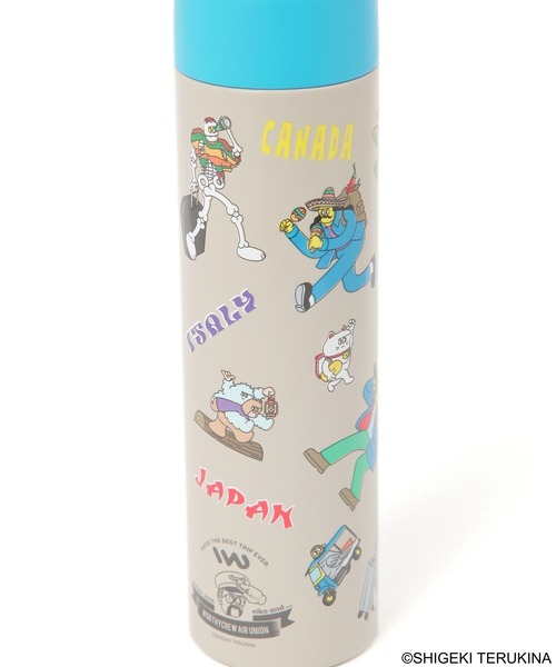 セール】【Shigeki Terukina】コラボステンレスボトル/容量480ml（水筒