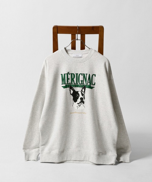 RAGEBLUE（レイジブルー）の「オーバーサイズ/カレッジロゴスウェット（スウェット・メンズ・ホワイト/ネイビー/グリーン・MEDIUM/LARGE）」の2枚目の写真