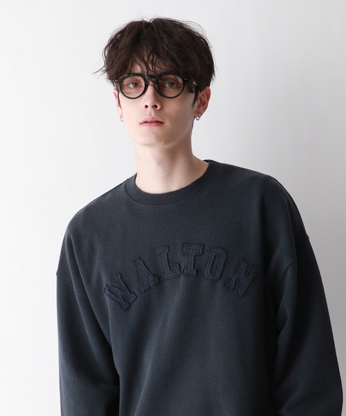 RAGEBLUE（レイジブルー）の「オーバーサイズ/カレッジロゴスウェット（スウェット・メンズ・ホワイト/ネイビー/グリーン・MEDIUM/LARGE）」の14枚目の写真