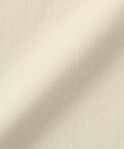 無印良品（ムジルシリョウヒン）の「紳士　木の実から作ったカポック混ヘリンボーン　カバーオール（カバーオール・メンズ・キナリ/ブルー系/ブラック・S/M/L/XL）」の12枚目の写真