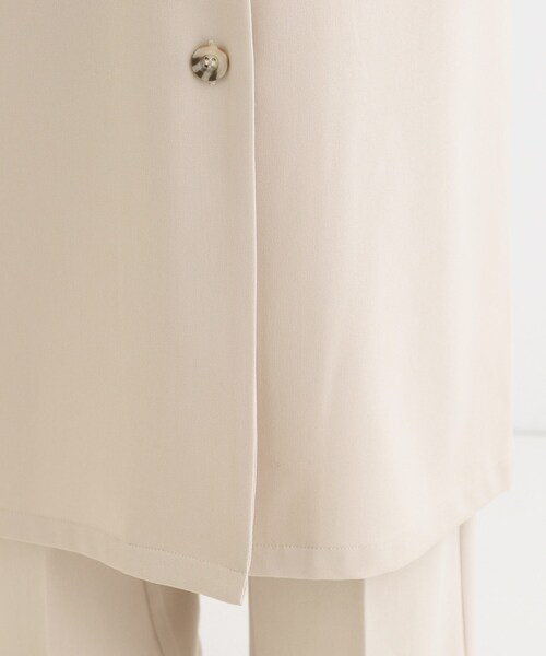 DRESKIP(ドレスキップ)の「【S-LL/2WAY】ジャンドレにもなるロングジレ(ベスト・レディース・ライトベージュ/オリーブ/ブラック・01/04/03/02)」の5枚目の写真