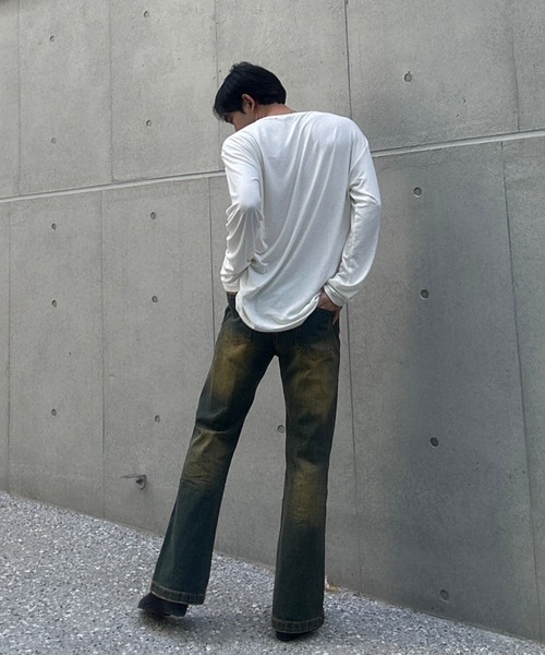 Otte(オッテ)の「Uネックシンプルトップス(Tシャツ/カットソー・メンズ・ホワイト・MEDIUM/LARGE/X-LARGE/XX-LARGE)」の6枚目の写真