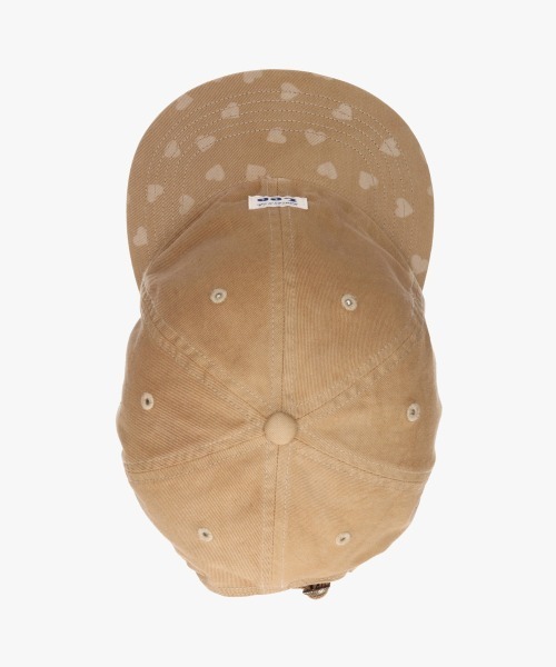 Lee(リー)の「Lee LASER PRNT CAP HEART / リー(キャップ・レディース・ベージュ・57~59cm)」の3枚目の写真