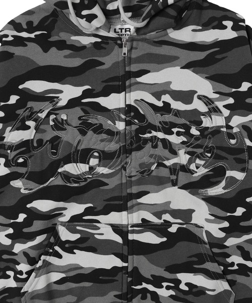 LTR DEPTH（レイターデプス）の「LTR DEPTH/カモフラグラフィックZIPパーカー（パーカー・メンズ・その他1/その他2・MEDIUM/LARGE）」の5枚目の写真