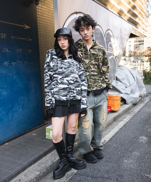 セール】LTR DEPTH/カモフラグラフィックZIPパーカー（パーカー）｜LTR