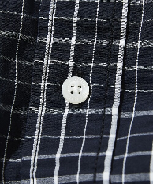 NAUTICA（ノーティカ）の「NAUTICA/ノーティカ Washed Broad Tattersall L/S Shirts/ウォッシュド ブロード タッタソール ロングスリーブシャツ（シャツ/ブラウス・メンズ・ブラック/オフホワイト・MEDIUM/LARGE/X-LARGE）」の5枚目の写真