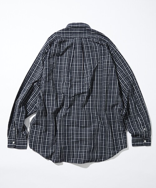 NAUTICA（ノーティカ）の「NAUTICA/ノーティカ Washed Broad Tattersall L/S Shirts/ウォッシュド ブロード タッタソール ロングスリーブシャツ（シャツ/ブラウス・メンズ・ブラック/オフホワイト・MEDIUM/LARGE/X-LARGE）」の9枚目の写真