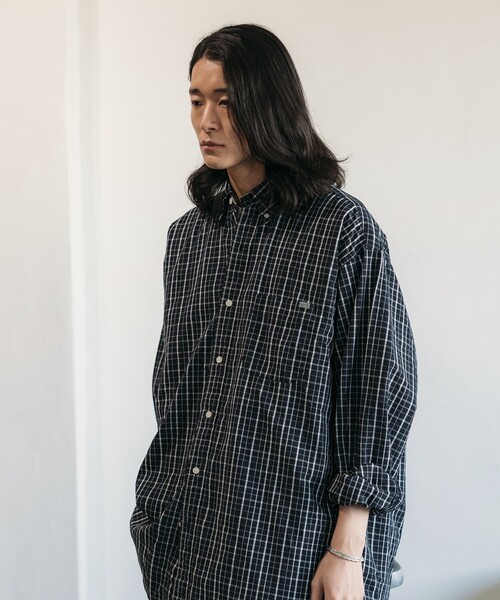 Washシャツロンパース ウォッシュブラック S NAUTICA（ノーティカ）の「NAUTICA/ノーティカ Washed Broad