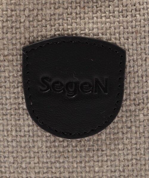 TOMORROWLAND (トゥモローランド)の「SegeN ファブリックコンビ ミニポーチ(エコバッグ/サブバッグ・メンズ・ブラック/ライトベージュ・FREE)」の9枚目の写真