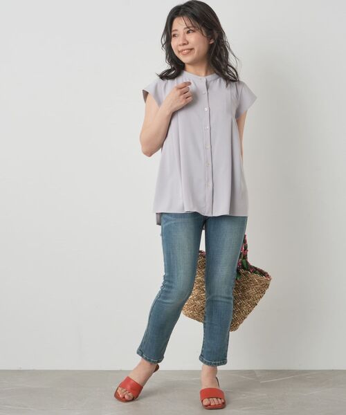 COHINA(コヒナ)の「COHINA DENIM シガレットパンツ 【低身長・小柄女性】(デニムパンツ・レディース・ネイビー/ブルー・S-Short/XXXS/M-Short/XS-Short)」の19枚目の写真