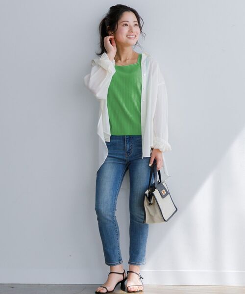 COHINA(コヒナ)の「COHINA DENIM シガレットパンツ 【低身長・小柄女性】(デニムパンツ・レディース・ネイビー/ブルー・S-Short/XXXS/M-Short/XS-Short)」の21枚目の写真