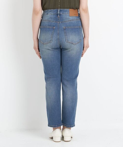 COHINA(コヒナ)の「COHINA DENIM シガレットパンツ 【低身長・小柄女性】(デニムパンツ・レディース・ネイビー/ブルー・S-Short/XXXS/M-Short/XS-Short)」の5枚目の写真