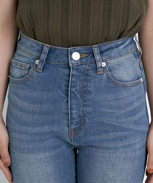 COHINA(コヒナ)の「COHINA DENIM シガレットパンツ 【低身長・小柄女性】(デニムパンツ・レディース・ネイビー/ブルー・S-Short/XXXS/M-Short/XS-Short)」の8枚目の写真
