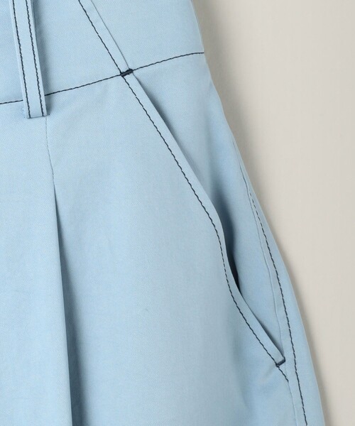 ASTRAET（アストラット）の「＜ASTRAET＞スソタブ バレル ワイドパンツ（カーゴパンツ・レディース・ライトブルー/ダークグレー・0/2/1）」の10枚目の写真